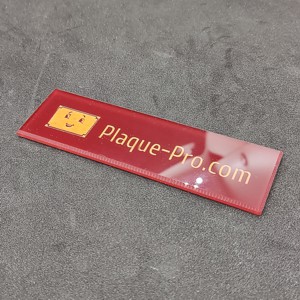 Plaque ou Etiquette de Boite aux Lettres 1 Ligne , 100x25mm - Bronze -  Cdiscount Bricolage